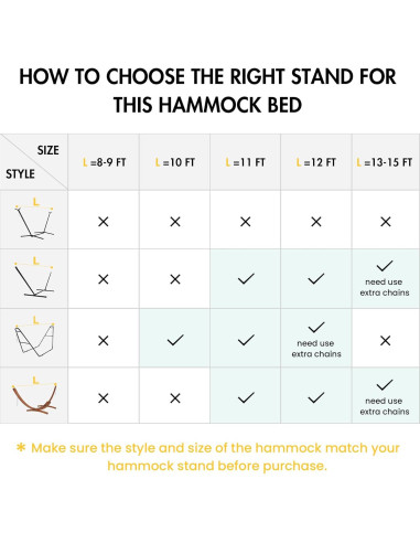 Hamaca ANOW Doble Acolchada con Almohada y Extensiones Gris