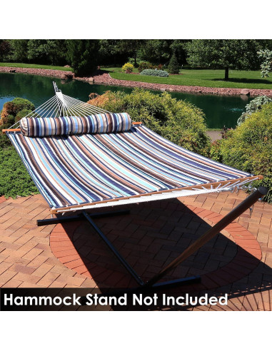 Hamaca Acolchada Sunnydaze Doble 204 kg Ocean Isle